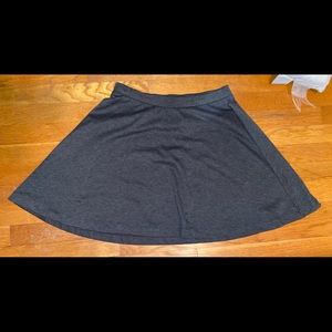 dark gray skirt